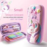 3D Unicorn Pencil Case