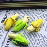 Banana Erasers (4 per set)