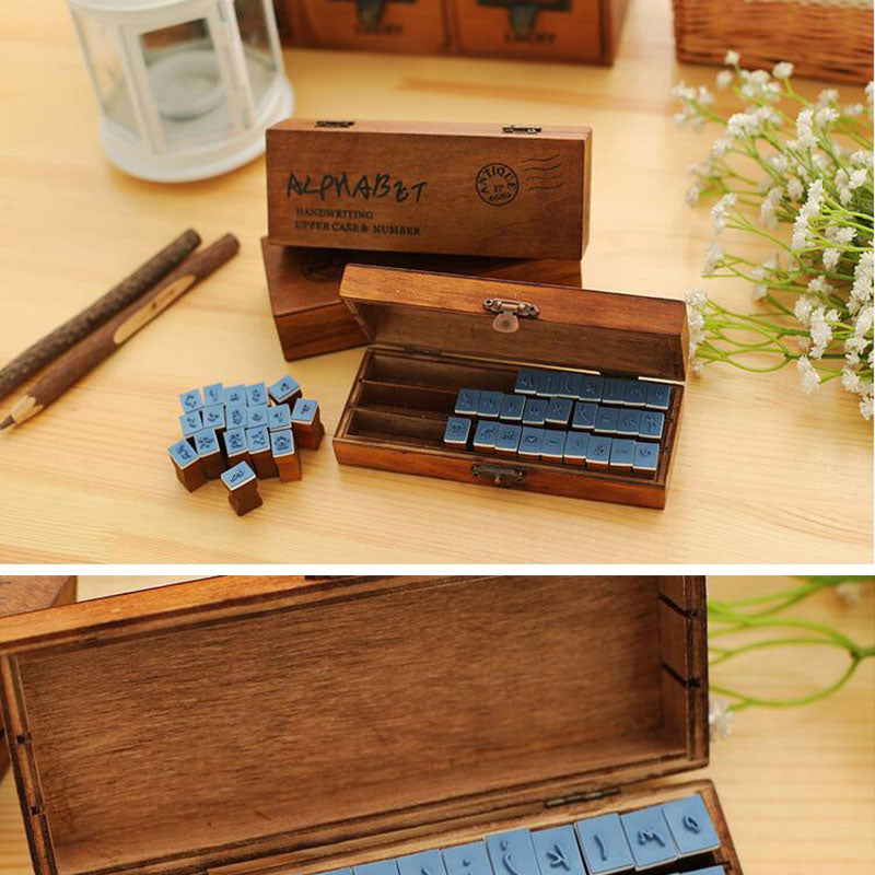 Alphabet Rubber Stamps 