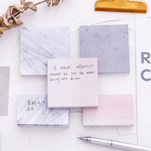 Marble Sticky Notes (6 sets)