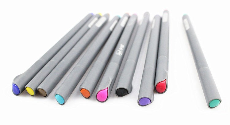 iBayam Fineliner Pens 24 Colors Fine Tip Colored Writing Drawing Markers Pens