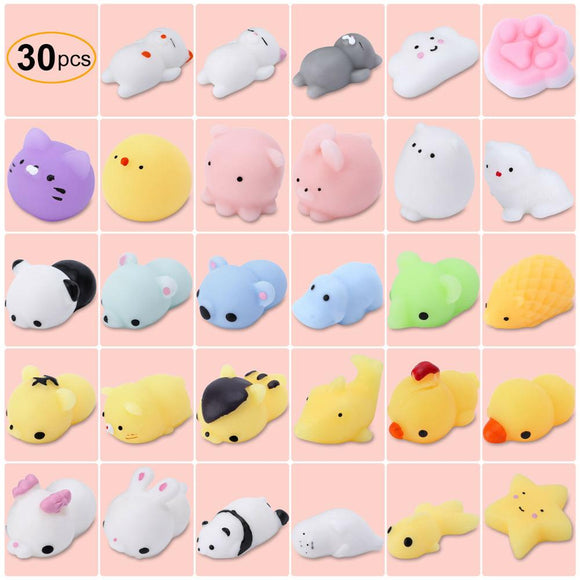 Cute Squishy Animals Stress Relief (30/set) – Pencil Box Factory