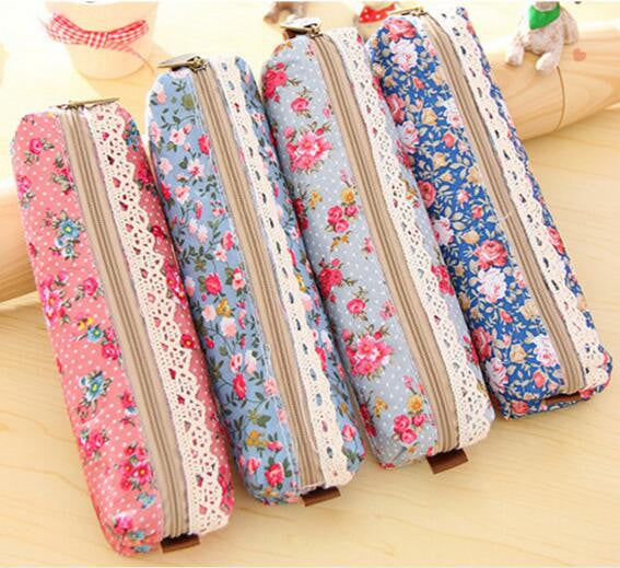 Shop Fresh Style Pencil Bag Small Flowers Pencil Case with great