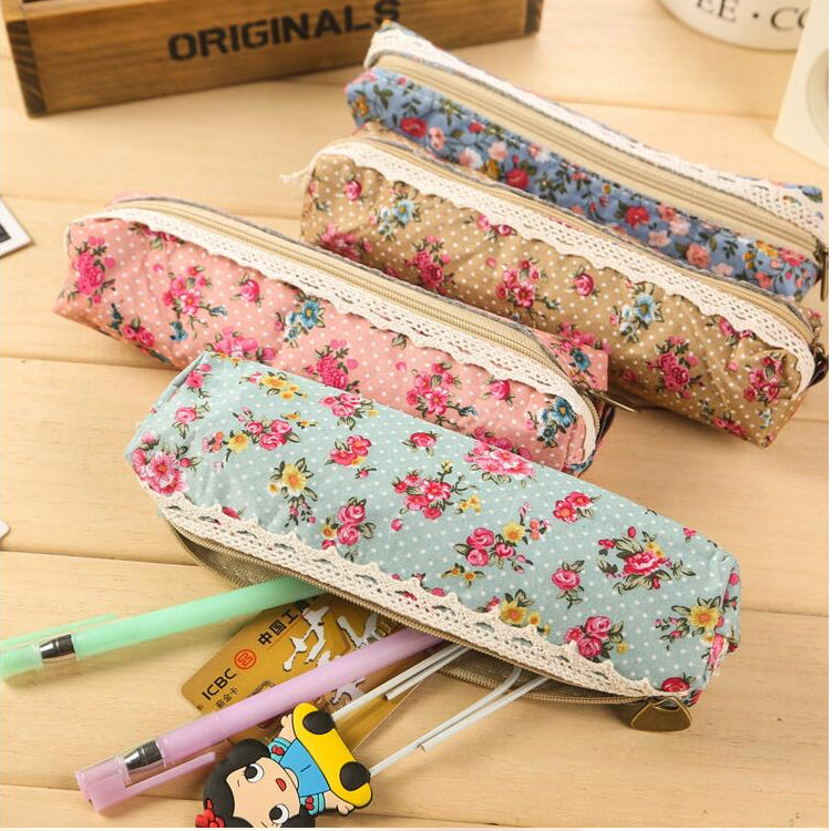 Shop Fresh Style Pencil Bag Small Flowers Pencil Case with great discounts  and prices online - Oct 2023