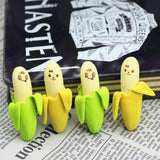 Banana Erasers (4 per set)
