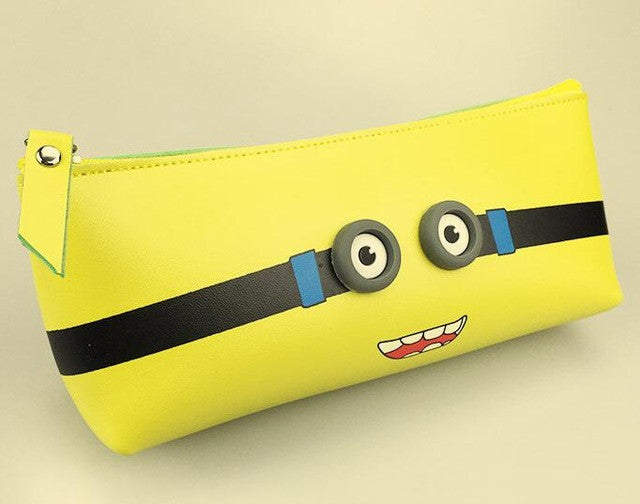 Sunny Yellow Standing Pencil Pouch – TheCoffeeMonsterzCo