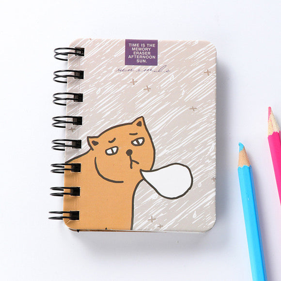 Mini Coil Notebook Cat