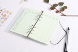 Clear Cover Blank Weekly Planner in Binder