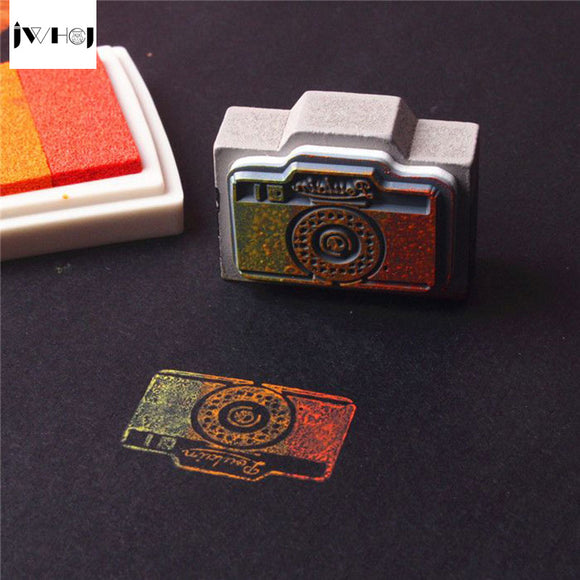 Mini Vintage Camera Wooden Stamp