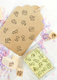 Mini Cute Cat rubber stamp set (12 pcs/et)