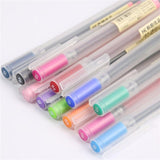 Muji Style Color Gel Pens (12 Pcs)