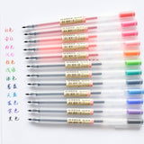 Muji Style Color Gel Pens (12 Pcs)