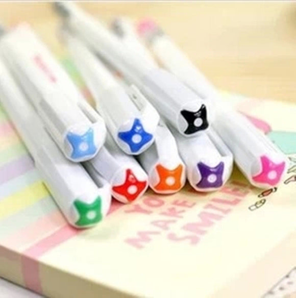 8 Colored Ink Gel Pen Set (8 per set)