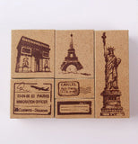 Landmark Travel Stamp Set (6 pieces)