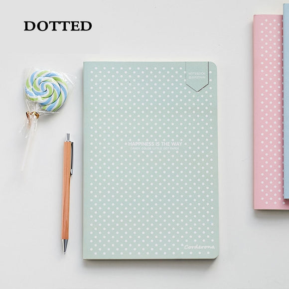 A5 Pink Bullet Journal Dotted Grid Paper Note Book Spiral Bound Hard Cover